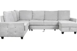 Sofá Cama Chaiselongue en Poliéster con Arcón MB-219483