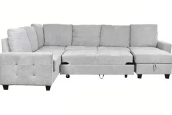 Sofá Cama Chaiselongue en Poliéster con Arcón MB-219483