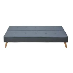 Sofá Cama Clic Clac con Patas de Madera Tapizado UNAI
