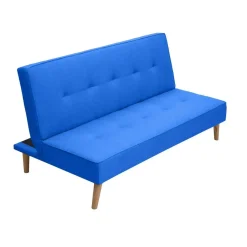 Sofá Cama Clic Clac con Patas de Madera Tapizado UNAI