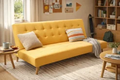 Sofá Cama Clic Clac Tapizado en Tela NAIM