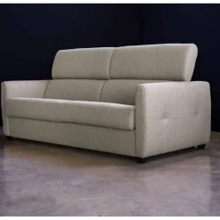 Sofá Cama con 3 Plazas y Patas de Madera PROST