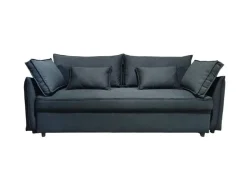 Sofá Cama Convertible Tapizado en Poliéster Estructura de Madera MB-228437