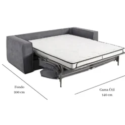 Sofá Cama de 3 Plazas Modelo Baldo