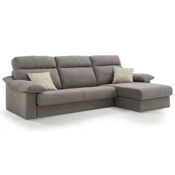 Sofá Cama Italiano con Chaise Longue y Arcón IRATI