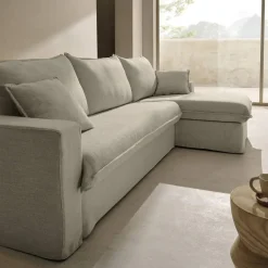 Sofá Cama Italiano con Chaise Longue Derecha NADIR