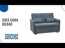 Sofá Cama 2 Plazas con Mecanismo de Arrastre BILBAO