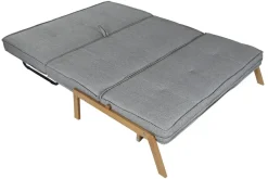 Sofá Cama 2 Plazas Metal-Poliester 151x79 cm