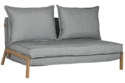 Sofá Cama 2 Plazas Metal-Poliester 151x79 cm