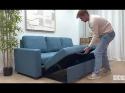 Sofá Chaise Longue Cama Reversible con Arcón PLAY