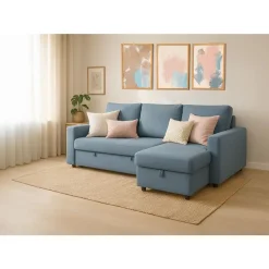 Sofá Chaise Longue Cama Reversible con Arcón PLAY
