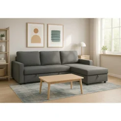 Sofá Chaise Longue Cama Reversible con Arcón PLAY