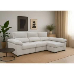 Sofá Chaise Longue con Arcón y Asientos Deslizantes Derecha ELAN