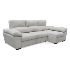 Sofá Chaise Longue con Arcón y Asientos Deslizantes Derecha ELAN