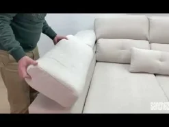 Sofá Chaise Longue Delizante con Arcón Izquierda BERLIN