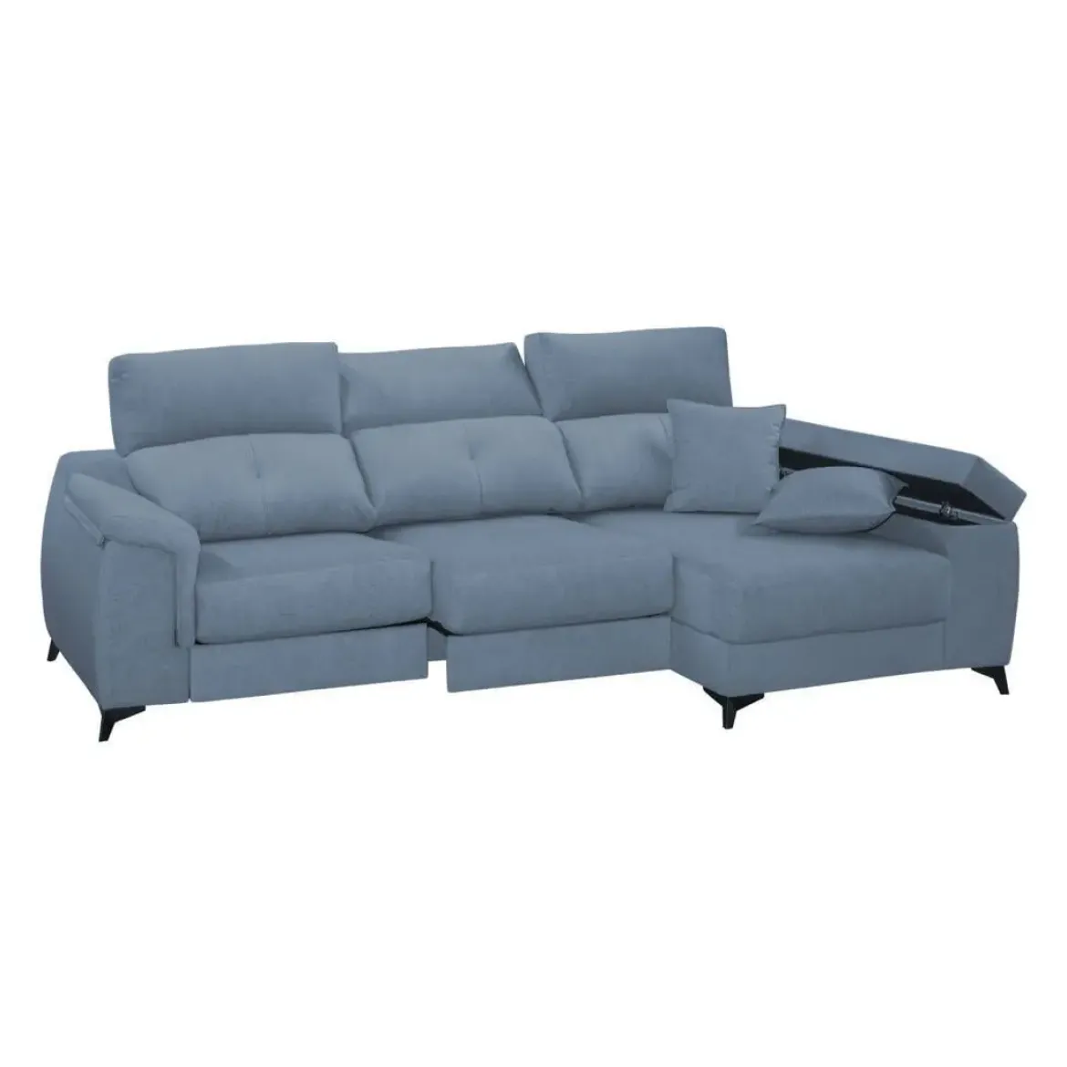 Sofá Chaise Longue Delizante con Arcón Derecha MANUELA