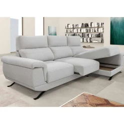 Sofá Chaise Longue Derecha con Arcón y Asientos Deslizantes DIMAR