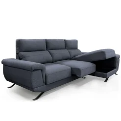Sofá Chaise Longue Derecha con Arcón y Asientos Deslizantes DIMAR