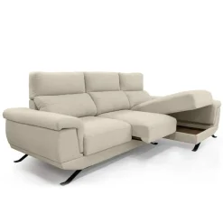 Sofá Chaise Longue Derecha con Arcón y Asientos Deslizantes DIMAR