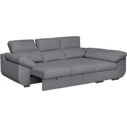 Sofá Chaise Longue Derecha Tapizado en Tela AVRIL