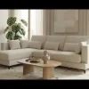 Sofá Chaise Longue Derecha Tapizado en Tela VELLA