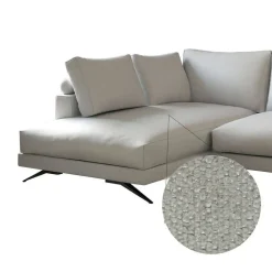 Sofá Chaise Longue Derecha Tapizado en Tela MERCURY