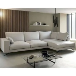 Sofá Chaise Longue Derecha Tapizado en Tela MERCURY