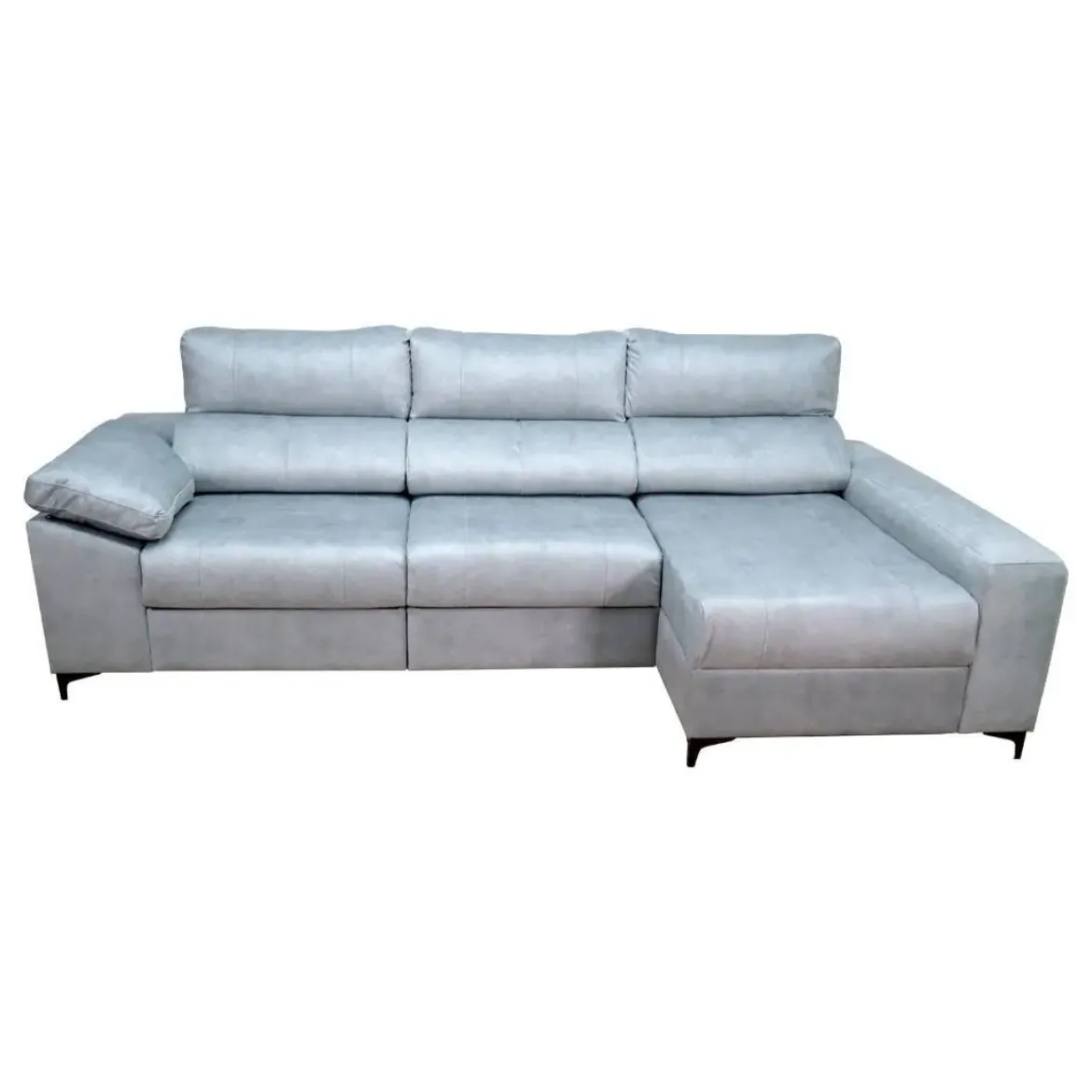 Sofá Chaise Longue Derecha Tapizado en Tela RAGA