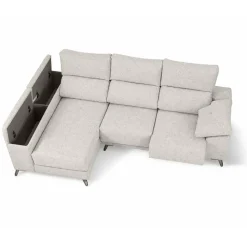 Sofá Chaise Longue Izquierda con Arcón LAURA