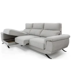Sofá Chaise Longue Izquierda con Arcón y Asientos Deslizantes DIMAR