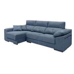 Sofá Chaise longue Izquierda con Cabezal Reclinable y Asientos Deslizantes NOEMI