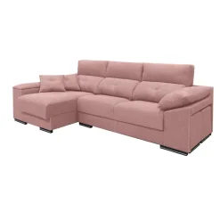 Sofá Chaise longue Izquierda con Cabezal Reclinable y Asientos Deslizantes NOEMI