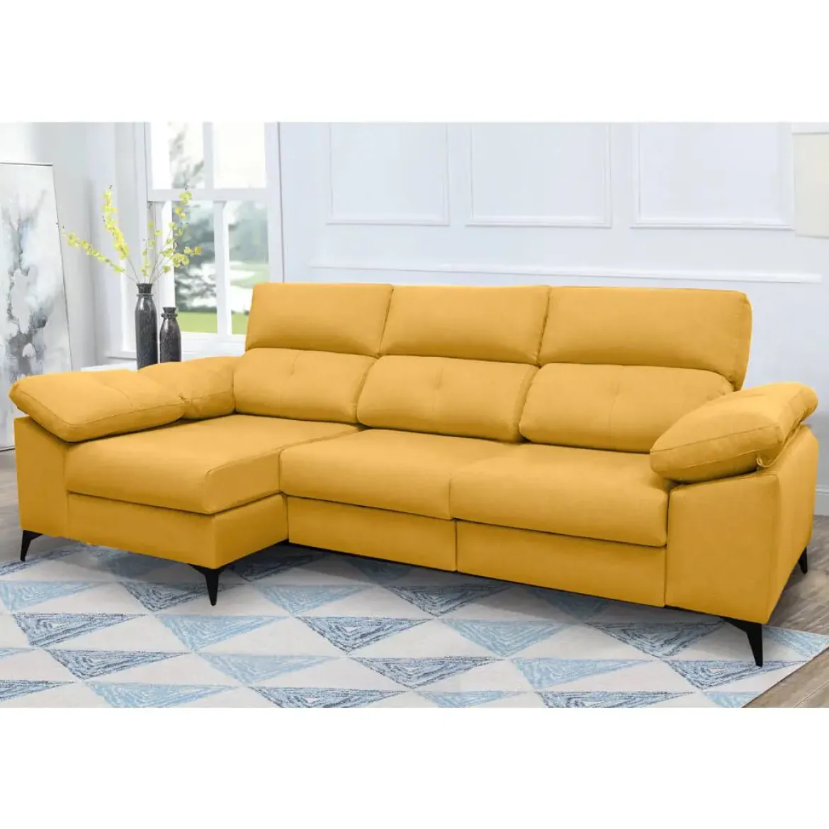 Sofá Chaise Longue Izquierda Deslizante SANTORINI