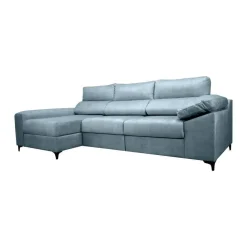 Sofá Chaiselongue Izquierda Tapizado en Tela RAGA