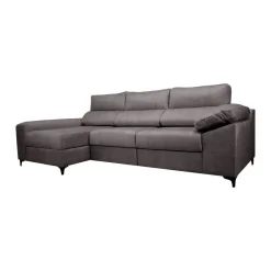 Sofá Chaiselongue Izquierda Tapizado en Tela RAGA
