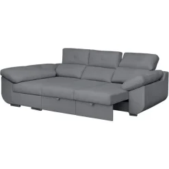 Sofá Chaise Longue Izquierda Tapizado en Tela AVRIL