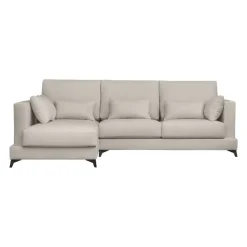Sofá Chaise Longue Izquierda Tapizado en Tela VELLA