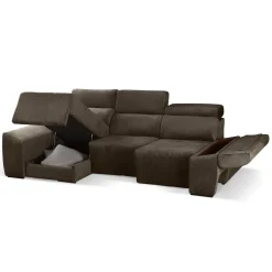 Sofá Chaiselongue 3 Plazas Izquierda 275 cm con Asientos Deslizantes BALI