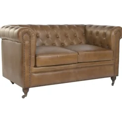 Sofá Chester de Piel Clásico 2 Plazas MB-223604