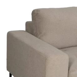 Sofá con Chaise Longue Derecha 3 Plazas Tapizado en Tela