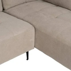 Sofá con Chaise Longue Derecha 3 Plazas Tapizado en Tela