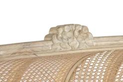 Sofá de 125 cm Madera Natural Enea y Asiento Tapizado MB-223569