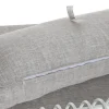 Sofá de Metal y Poliéster Blanco 180 cm MB-209871