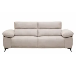 Sofá de 3 Plazas 220 cm con Cabezal Reclinable DANA