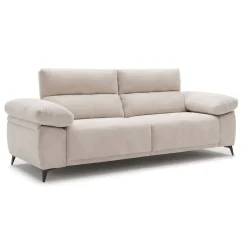 Sofá de 3 Plazas 220 cm con Cabezal Reclinable DANA