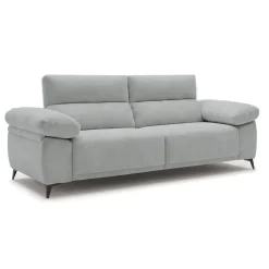 Sofá de 3 Plazas 220 cm con Cabezal Reclinable DANA