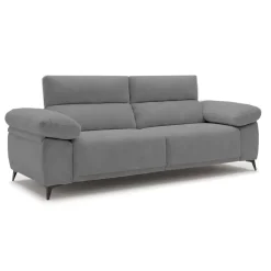 Sofá de 3 Plazas 220 cm con Cabezal Reclinable DANA