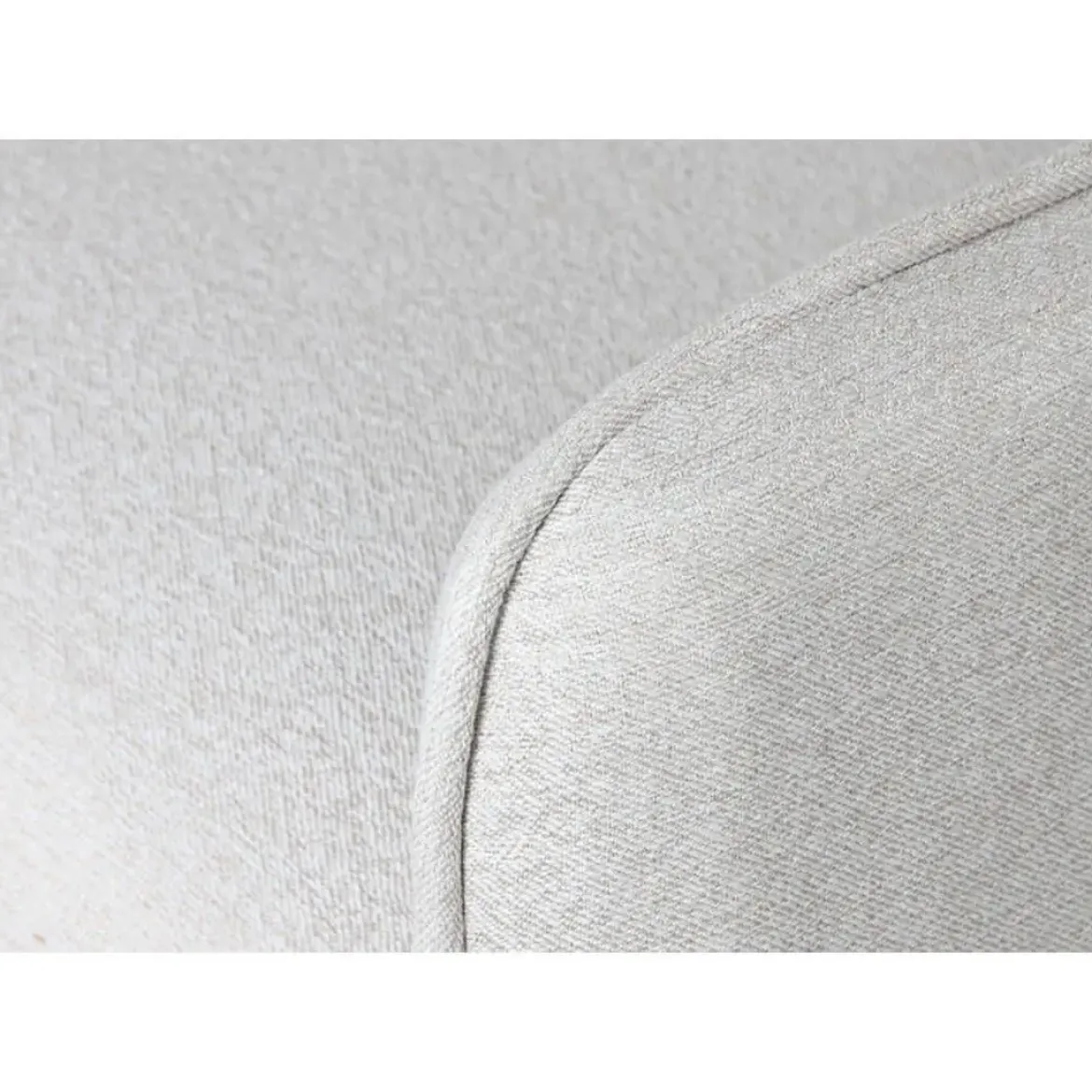 Sofá de 3 Plazas Tapizado en Poliéster Color Beige MB-211732