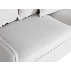 Sofá de 3 Plazas Tapizado en Poliéster Color Beige MB-211732