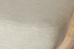 Sofá de Ratán con Asiento en Poliéster de 200 cm MB-223988
